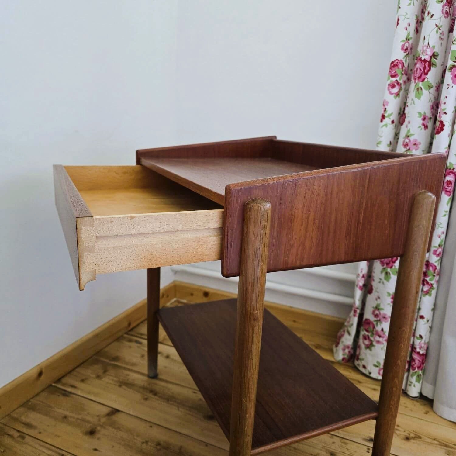 Borge Mogensen Teak Nachttisch - Modell 148  - Vintage mid century Designmöbel