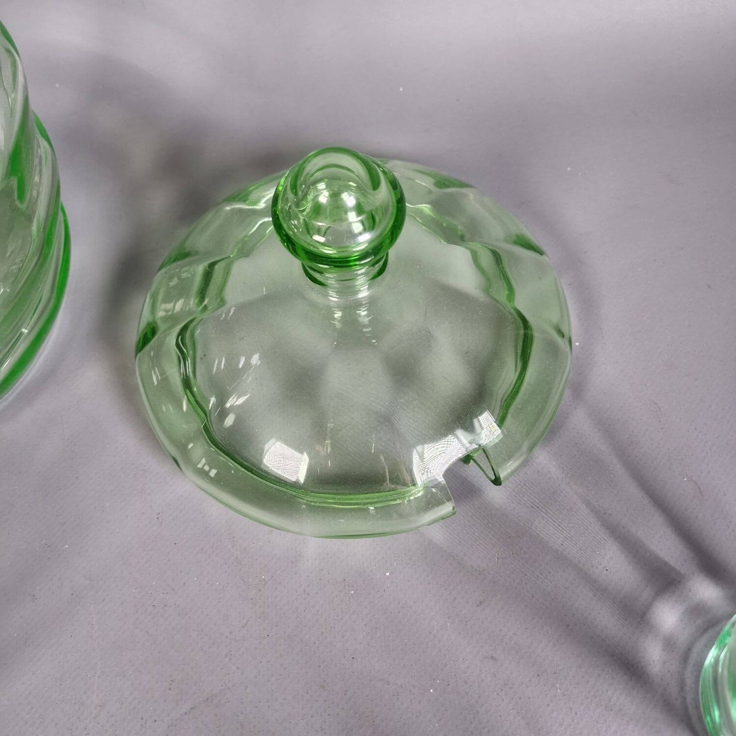 Art Deco Bowle Gefäß mit Gläsern