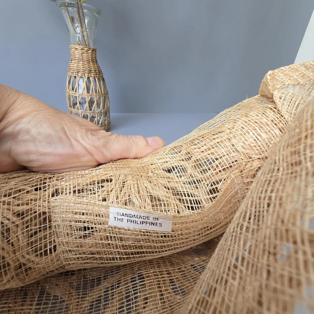 Vintage Clutch - Strohtasche - Handmade Philippines