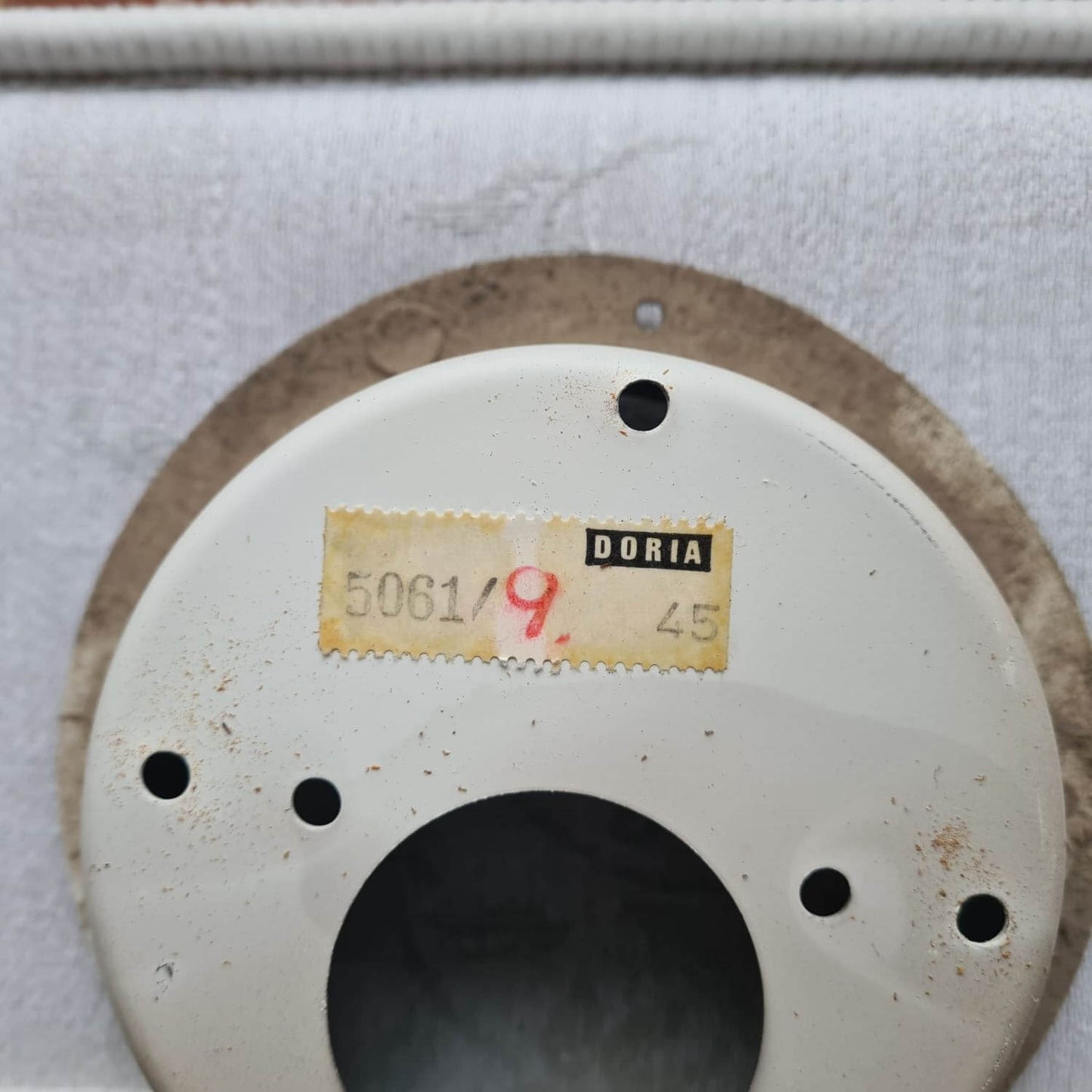 Vintage Doria Eisglas Röhren, Tubes Leuchte, 70er Jahre