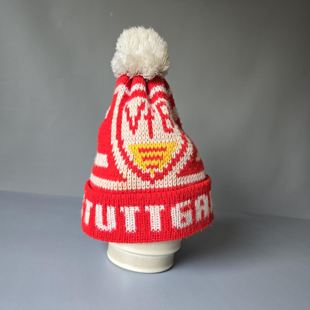 Alte Fan Strickmütze - VFB Stuttgart - Pudelmütze