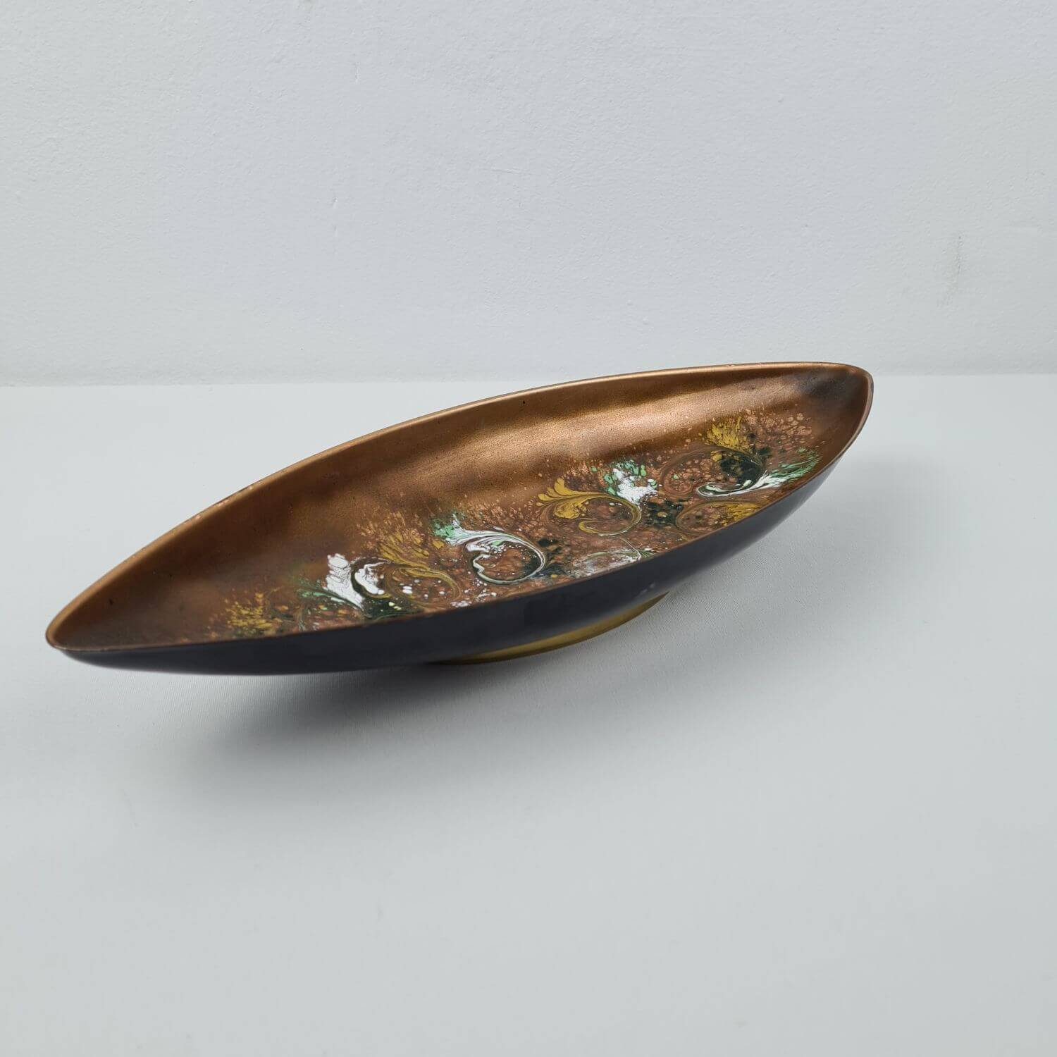 Fischland Kunsthandwerk - Emaillierte Schale aus Kupfer