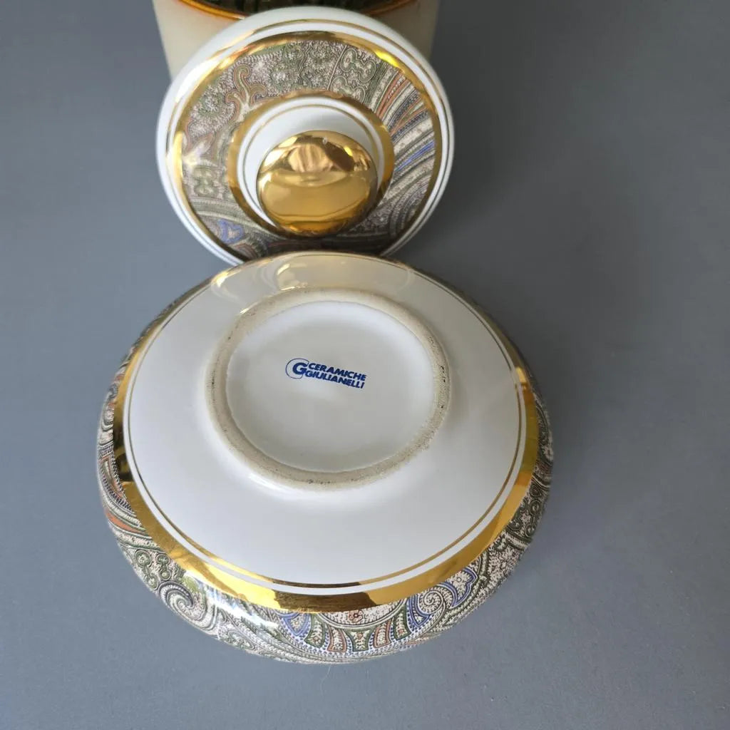 Vintage Dose mit Deckel - Ceramiche Giumianelli