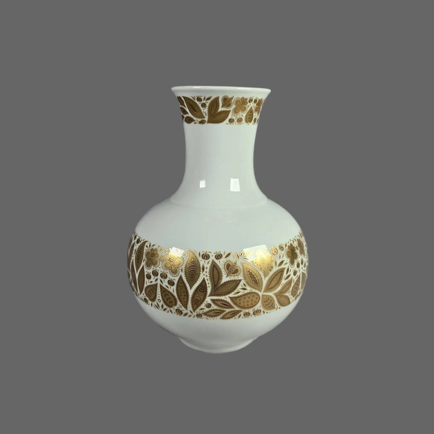 Lorenz Hutschenreuther - Große Vase mit goldenem Dekor
