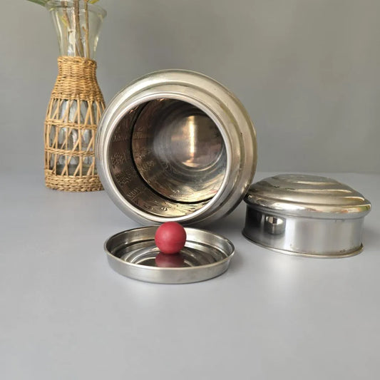 Große Runde Teedose - Tea Caddy - 18cm - doppelter Verschluss