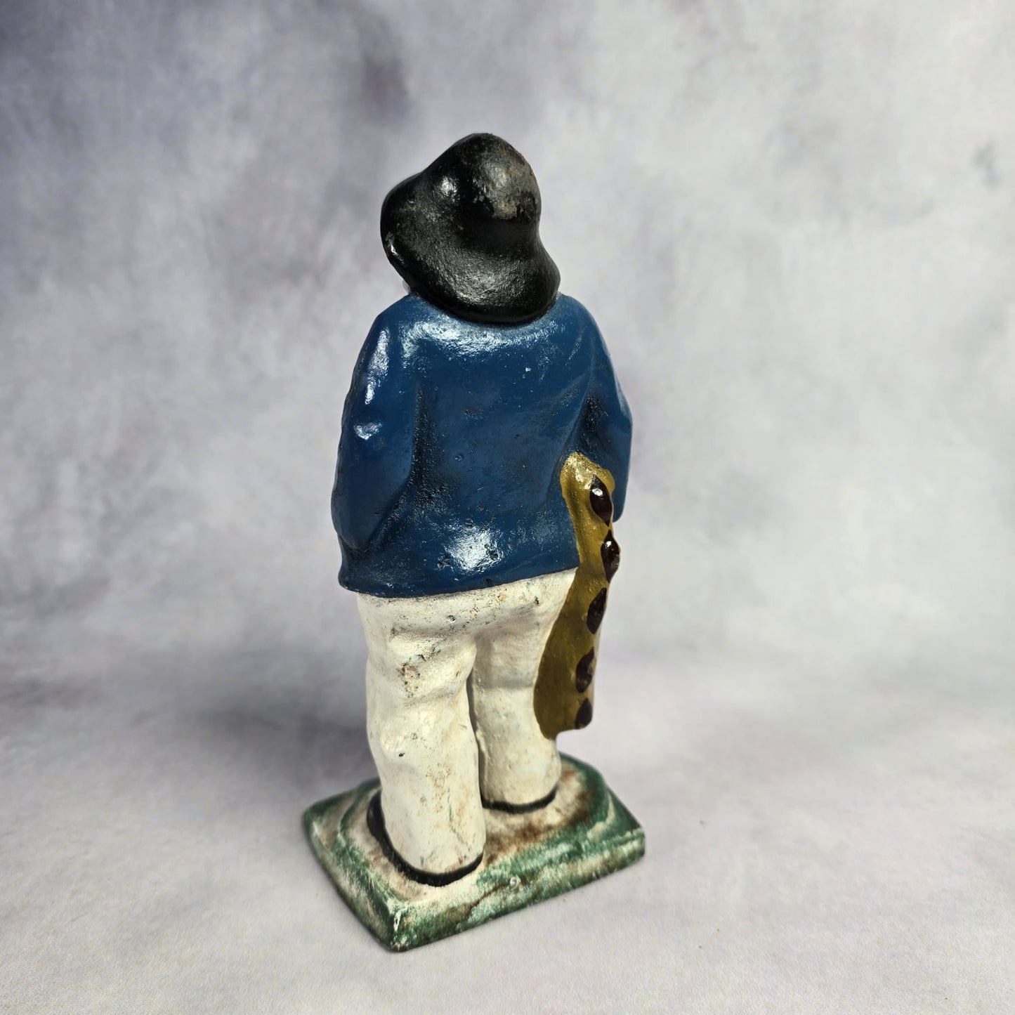 Schwere alte Fischer Seemann Figur aus Gusseisen - Türstopper