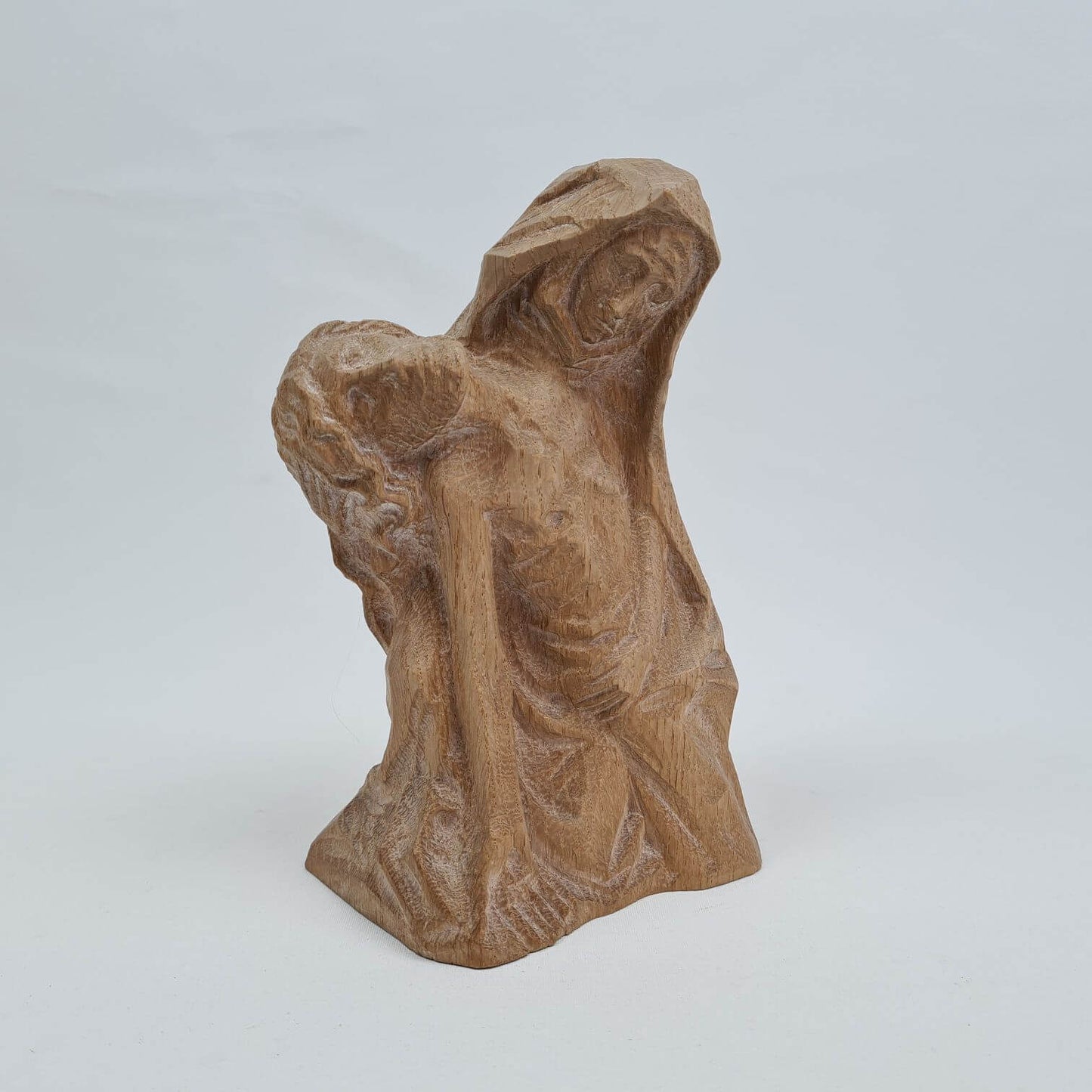 Maria mit Jesus - Holzfigur geschnitzt