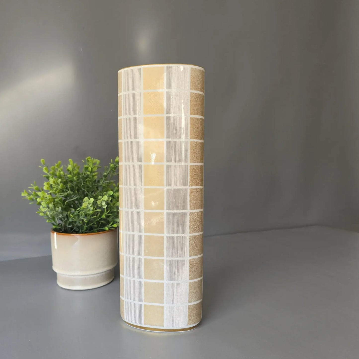 Hohe Vase - Ovale Hutschenreuther Vase - 9577