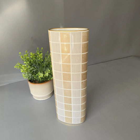 Hohe Vase - Ovale Hutschenreuther Vase - 9577