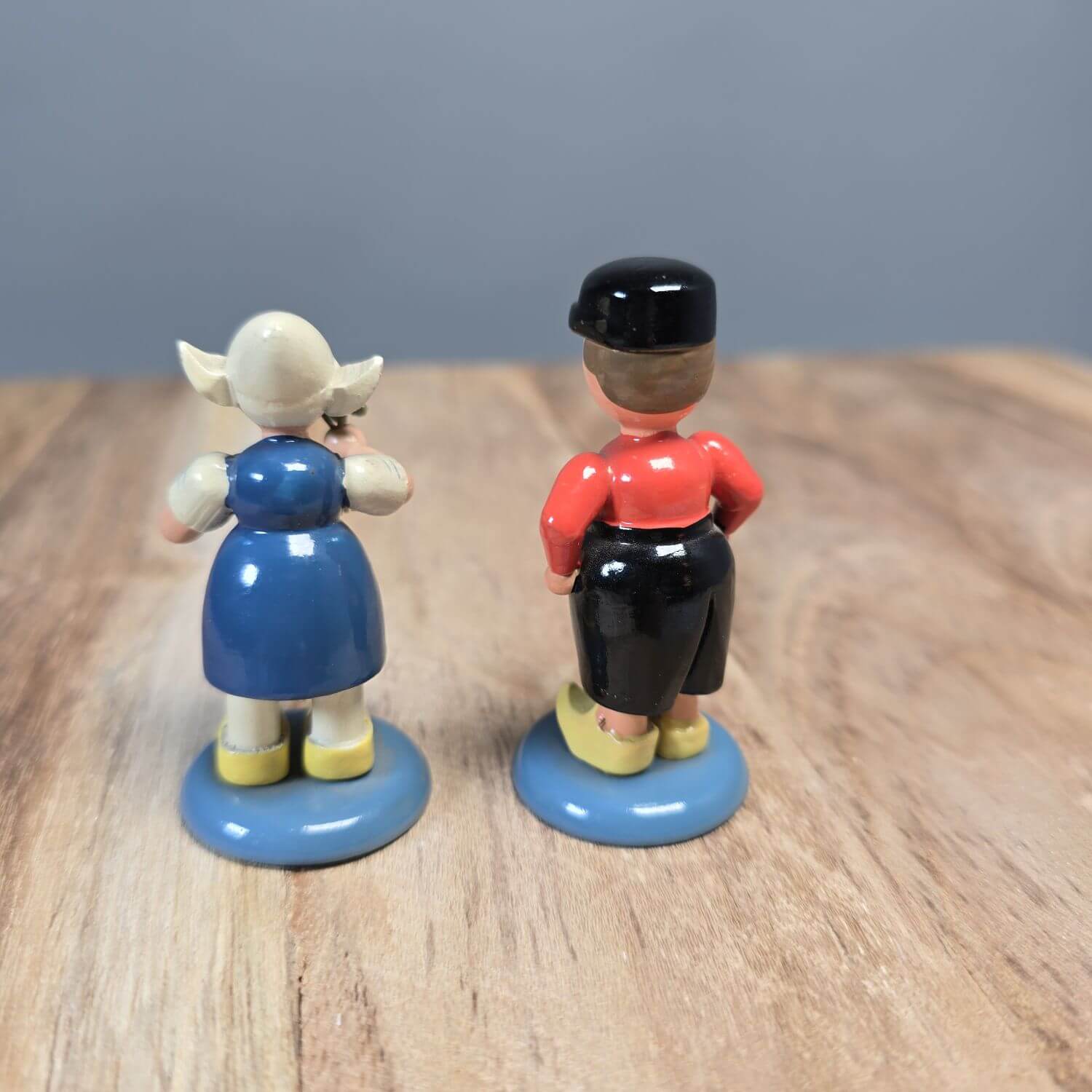 2 Holland Figuren - Erzgebirge - Sternkopf Gahlenz - Blumenkind