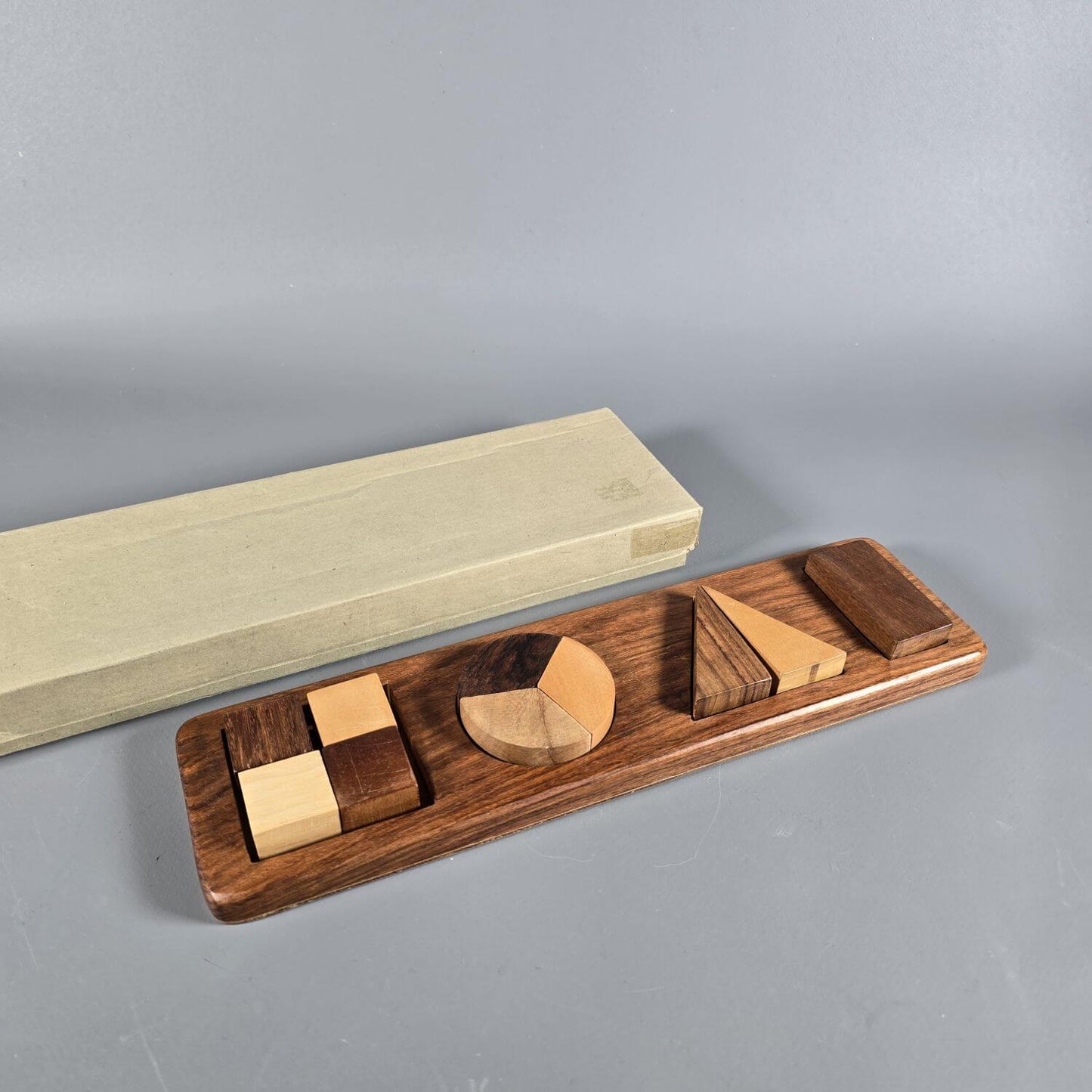 Holzpuzzle aus den 1960er Jahren