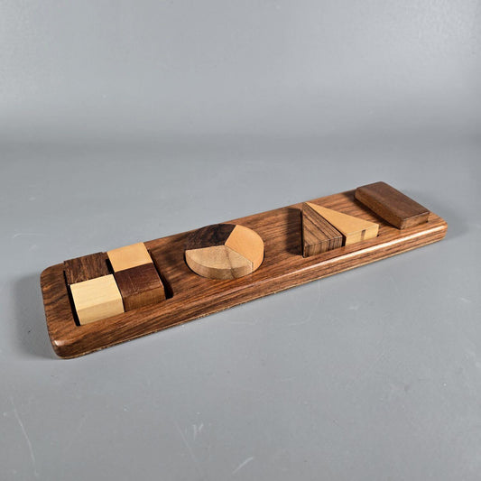 Holzpuzzle aus den 1960er Jahren