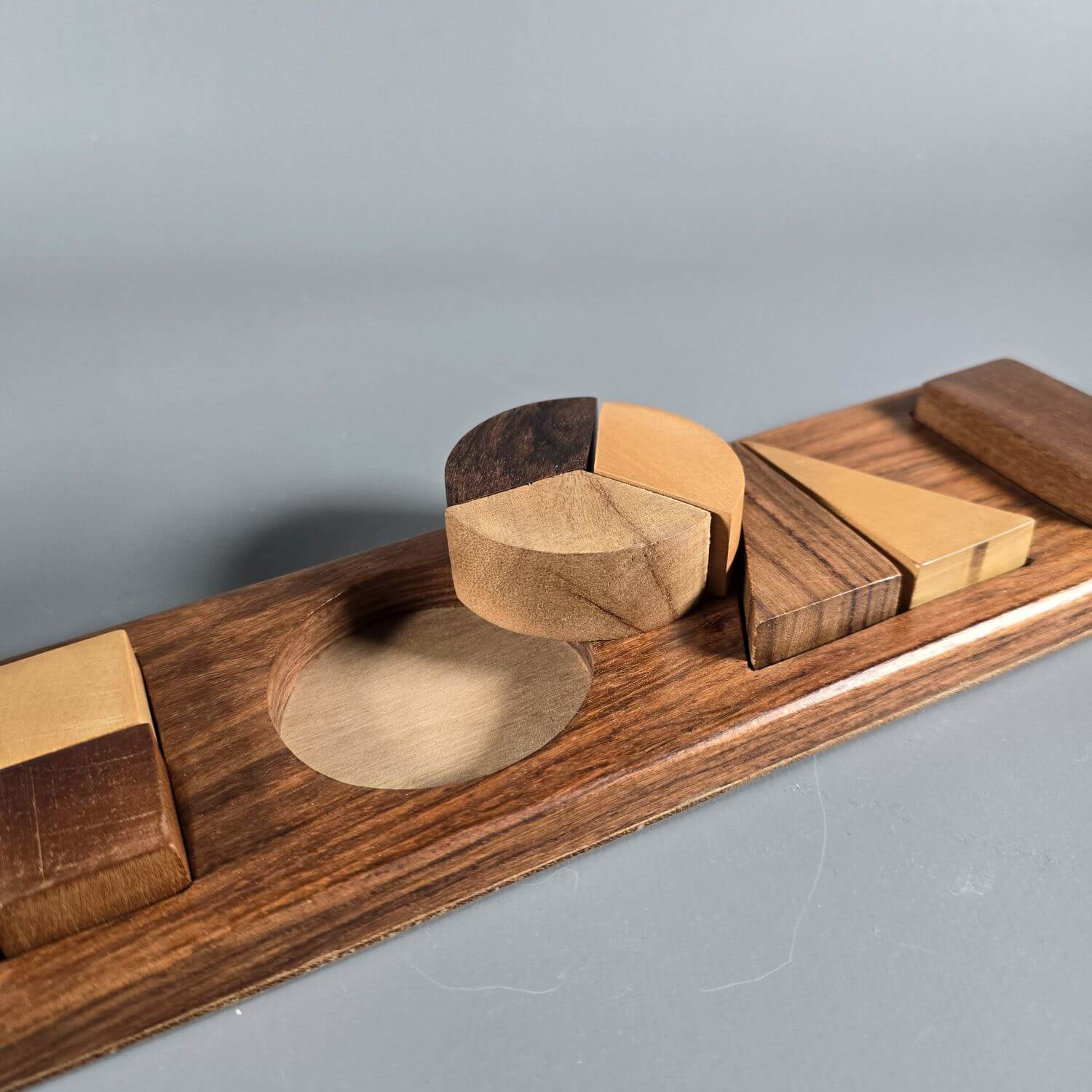 Holzpuzzle aus den 1960er Jahren