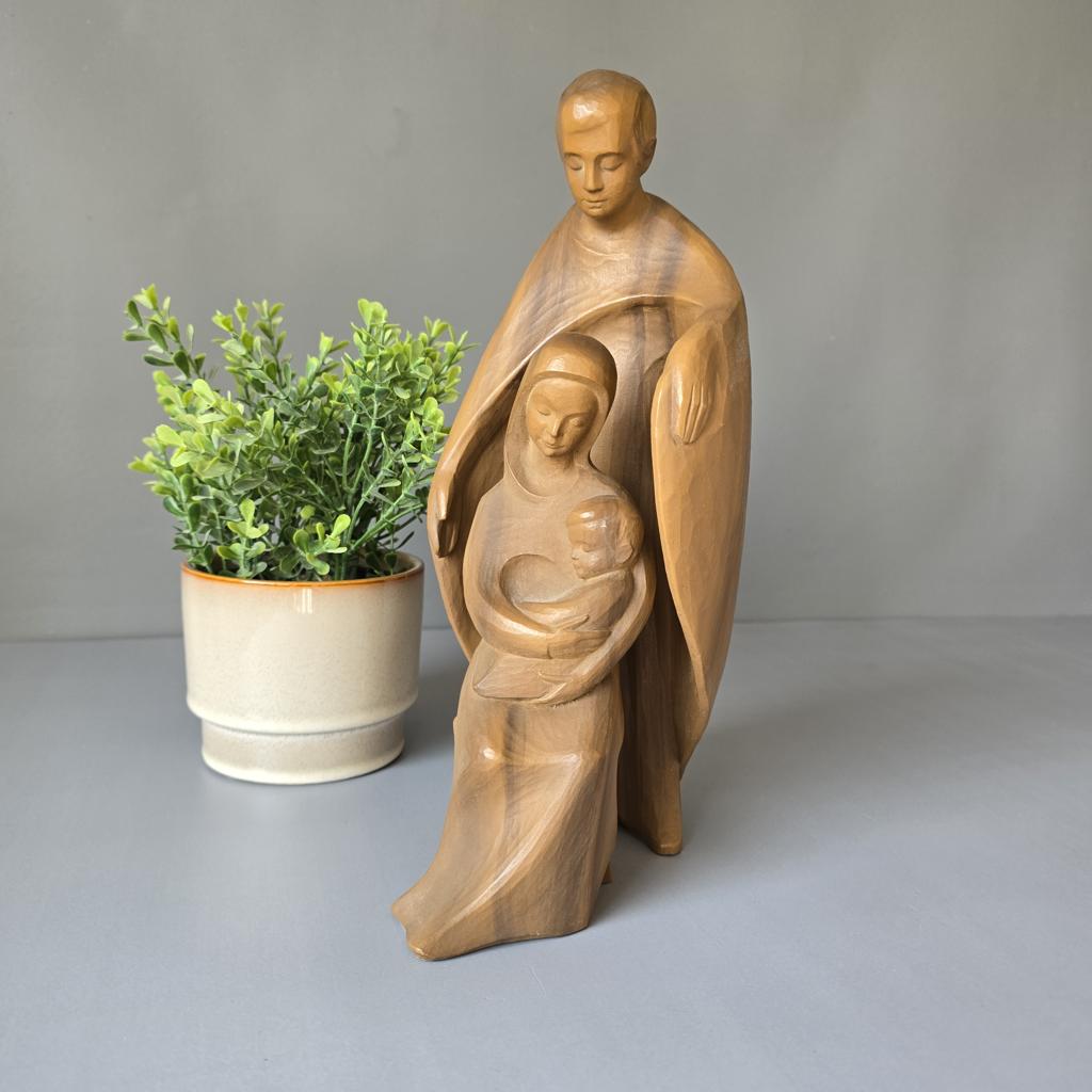 Holzfiguren - Heilige Familie - Holzschnitzerei