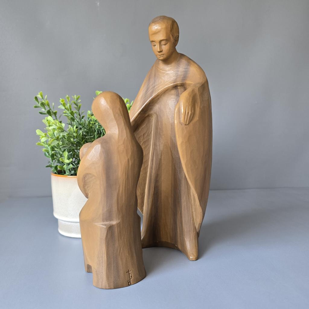 Holzfiguren - Heilige Familie - Holzschnitzerei