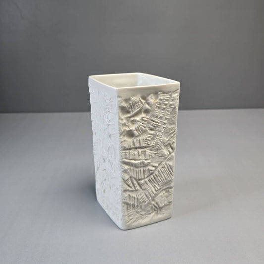 OpArt Biskuit Vase - Hutschenreuther - Hermann Schwahn