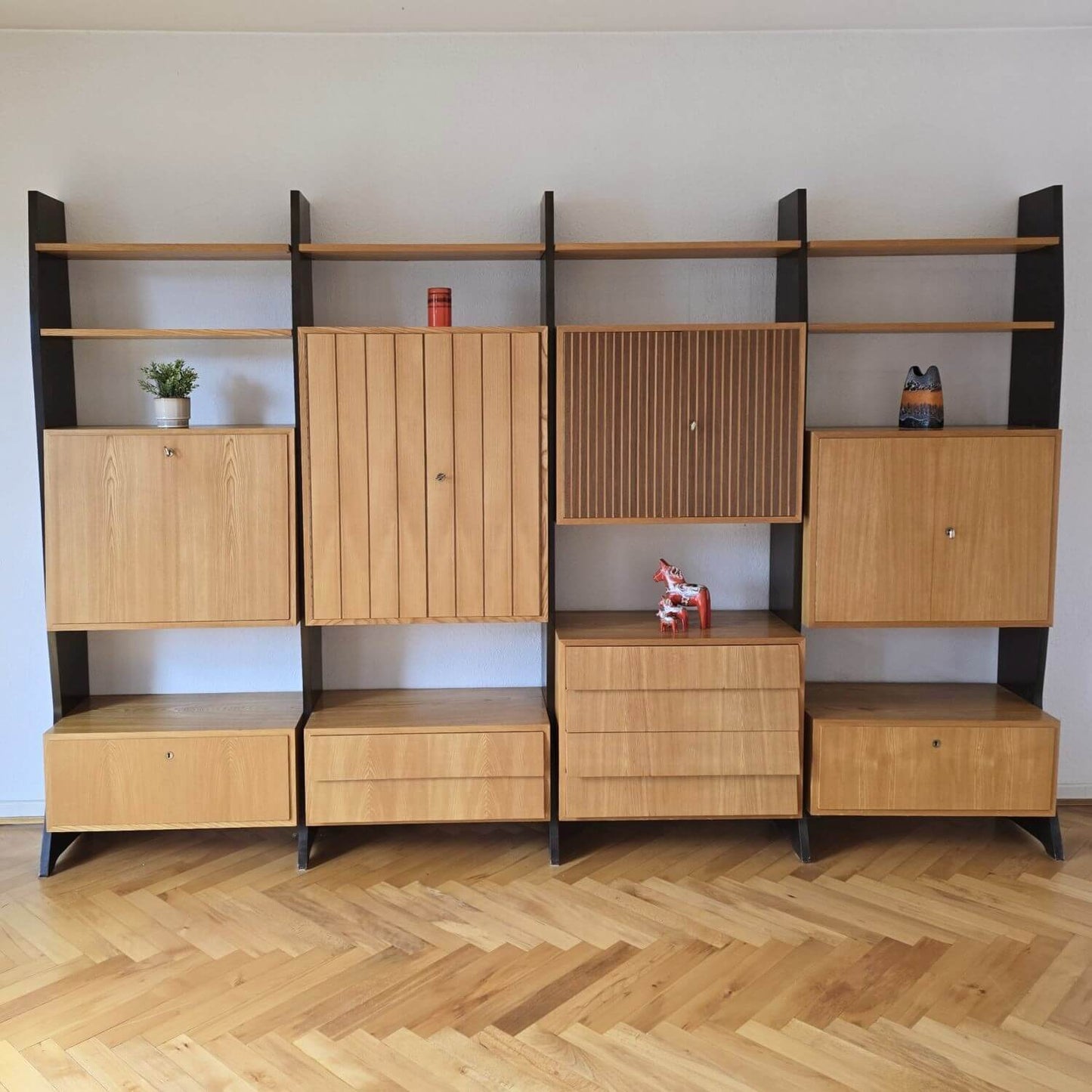 Regalsystem Erich Stratmann - mid century - IDEE Möbel - Oldenburger Werkstätten