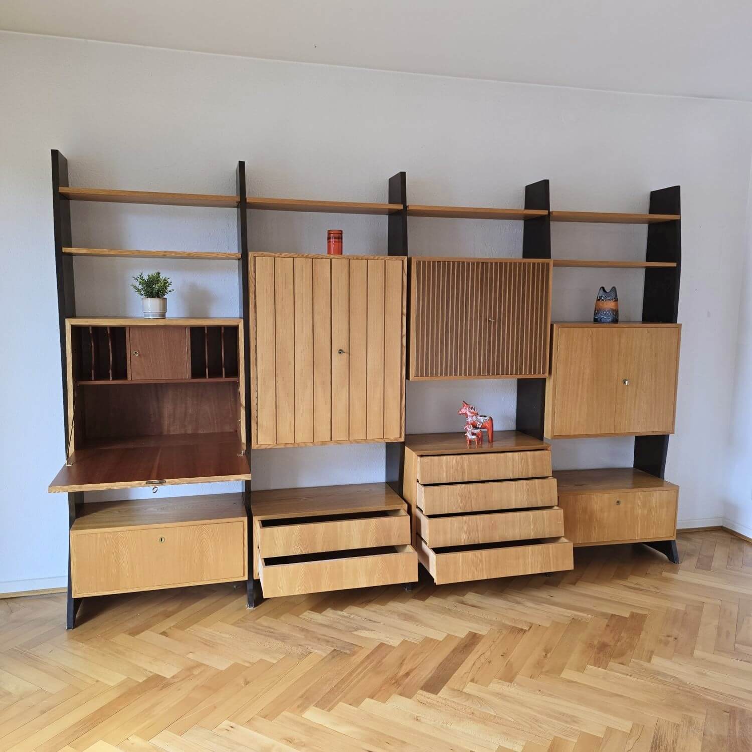 Regalsystem Erich Stratmann - mid century - IDEE Möbel - Oldenburger Werkstätten
