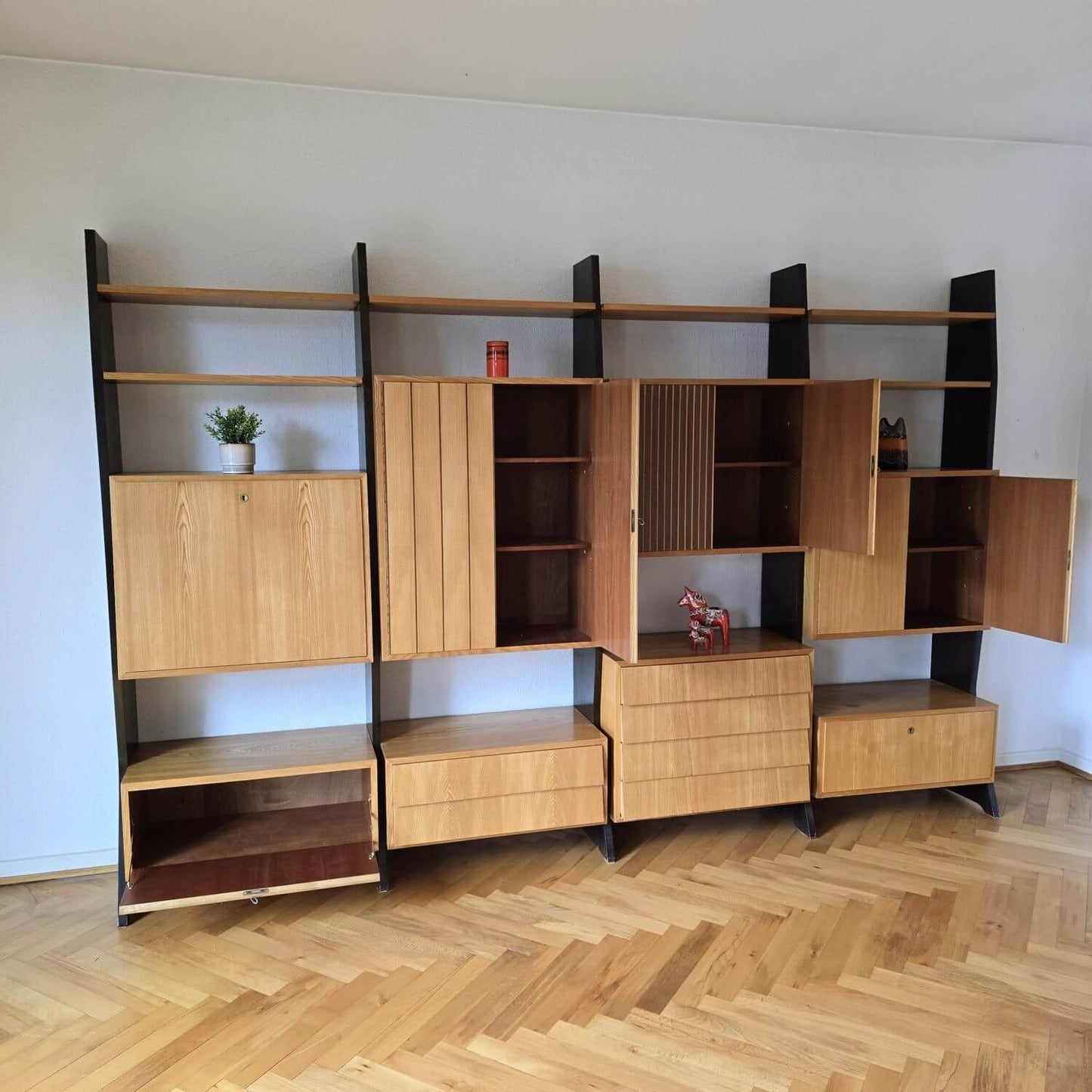 Regalsystem Erich Stratmann - mid century - IDEE Möbel - Oldenburger Werkstätten