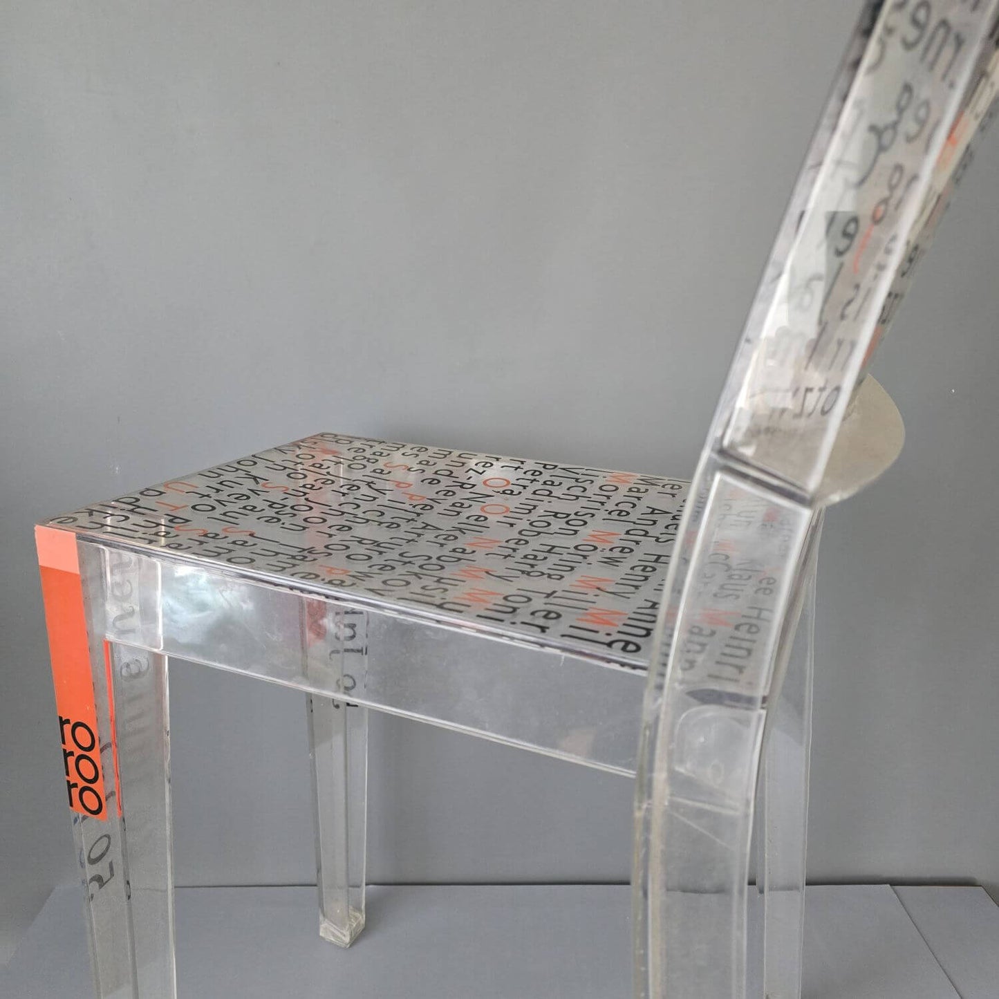 Kartell Stuhl La Marie, Philippe Starck, Rowohlt limited Edition
