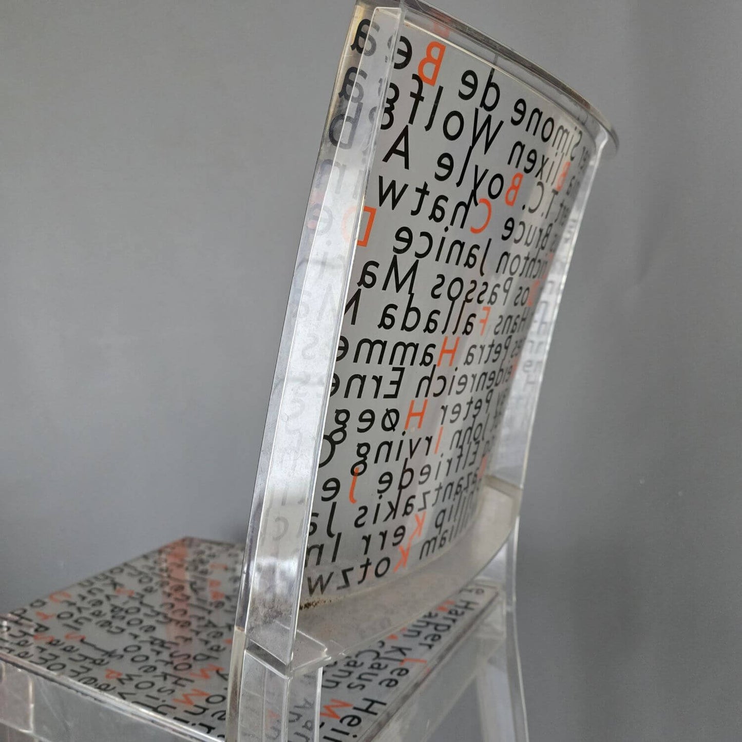 Kartell Stuhl La Marie, Philippe Starck, Rowohlt limited Edition