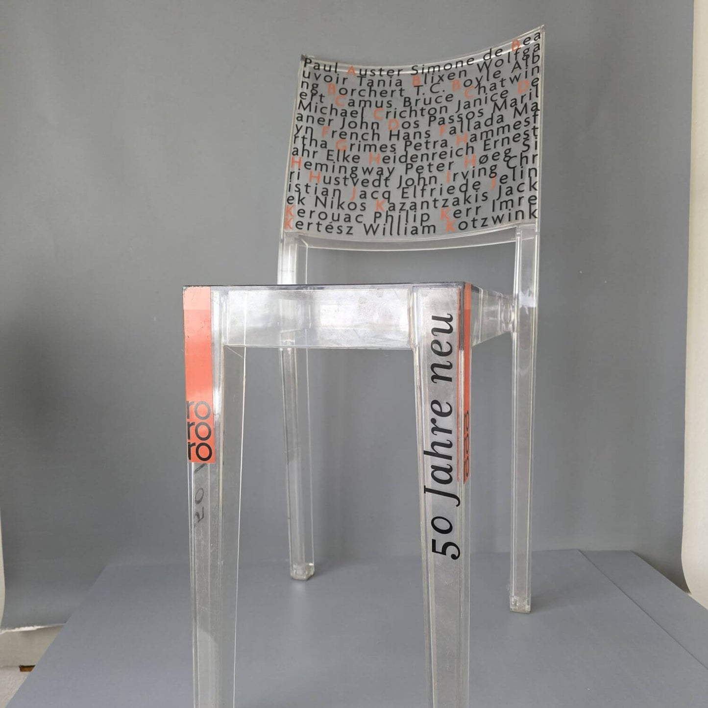 Kartell Stuhl La Marie, Philippe Starck, Rowohlt limited Edition