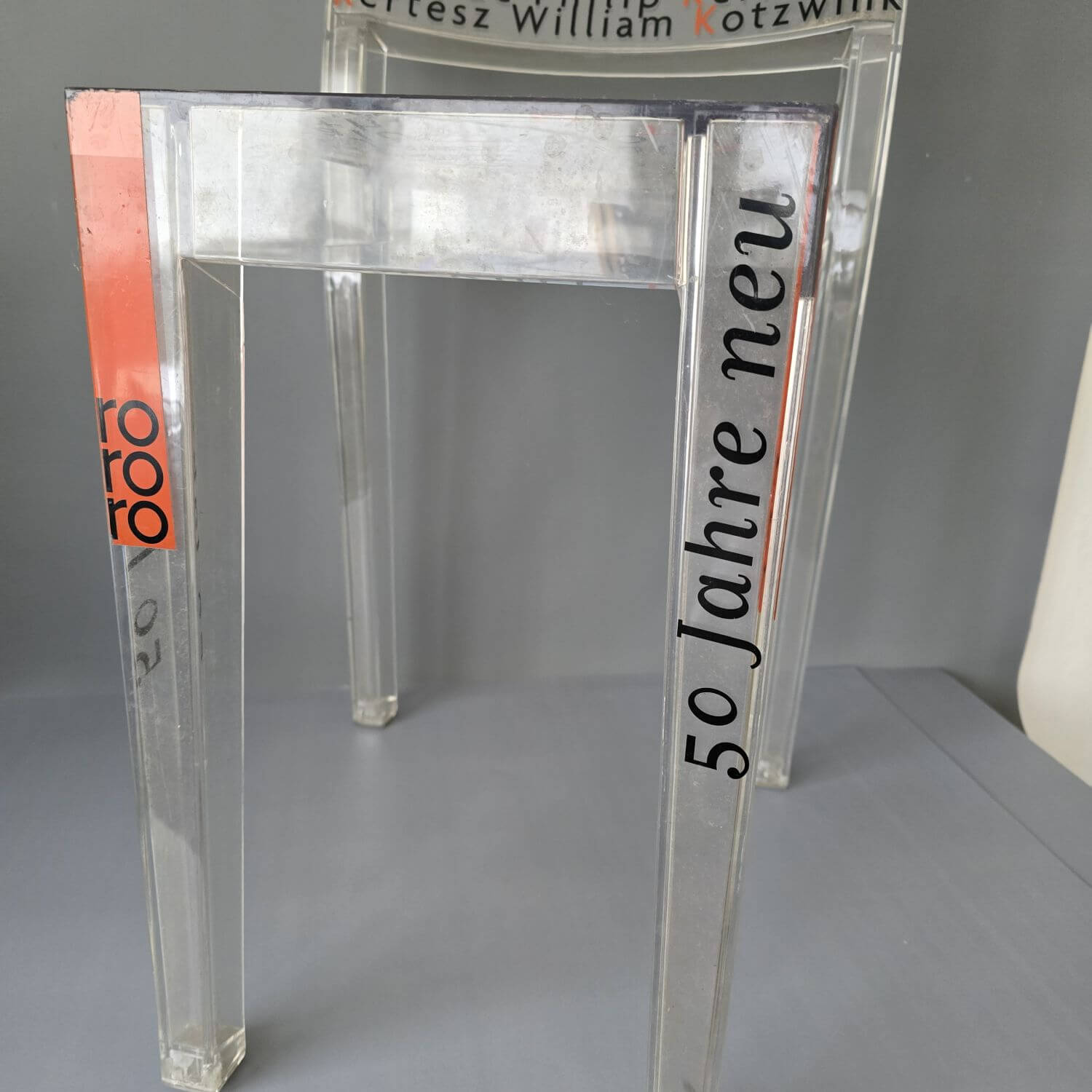 Kartell Stuhl La Marie, Philippe Starck, Rowohlt limited Edition