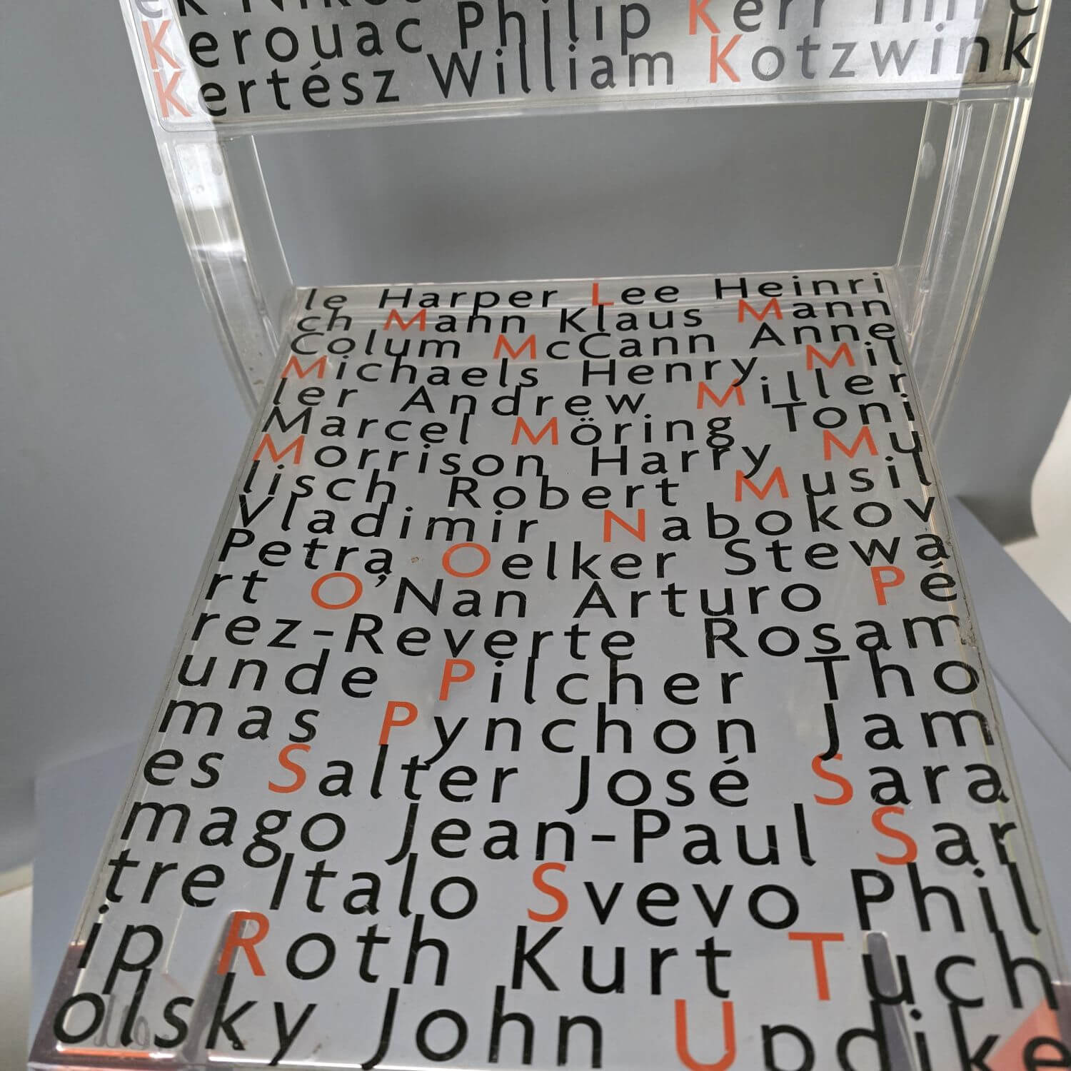 Kartell Stuhl La Marie, Philippe Starck, Rowohlt limited Edition