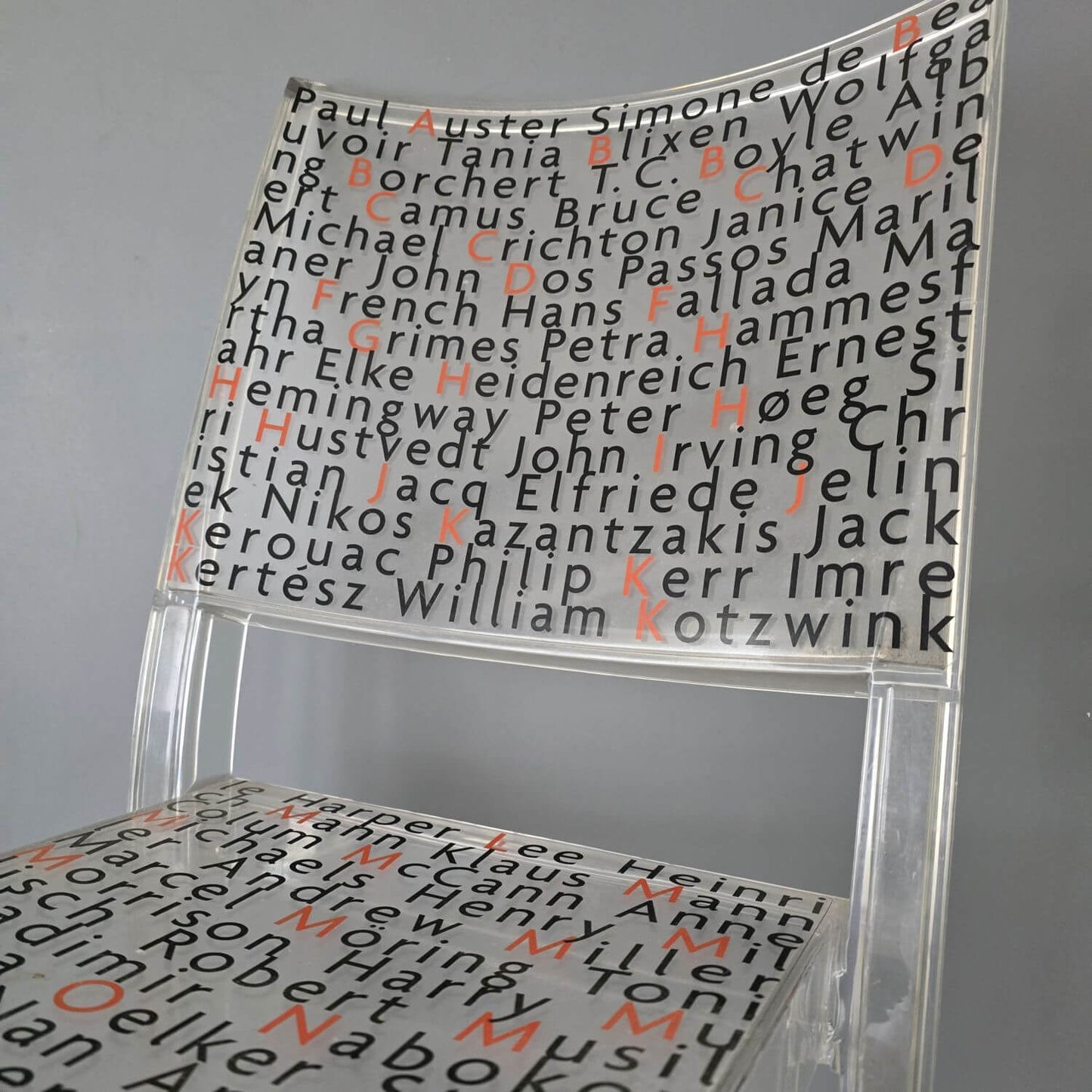 Kartell Stuhl La Marie, Philippe Starck, Rowohlt limited Edition