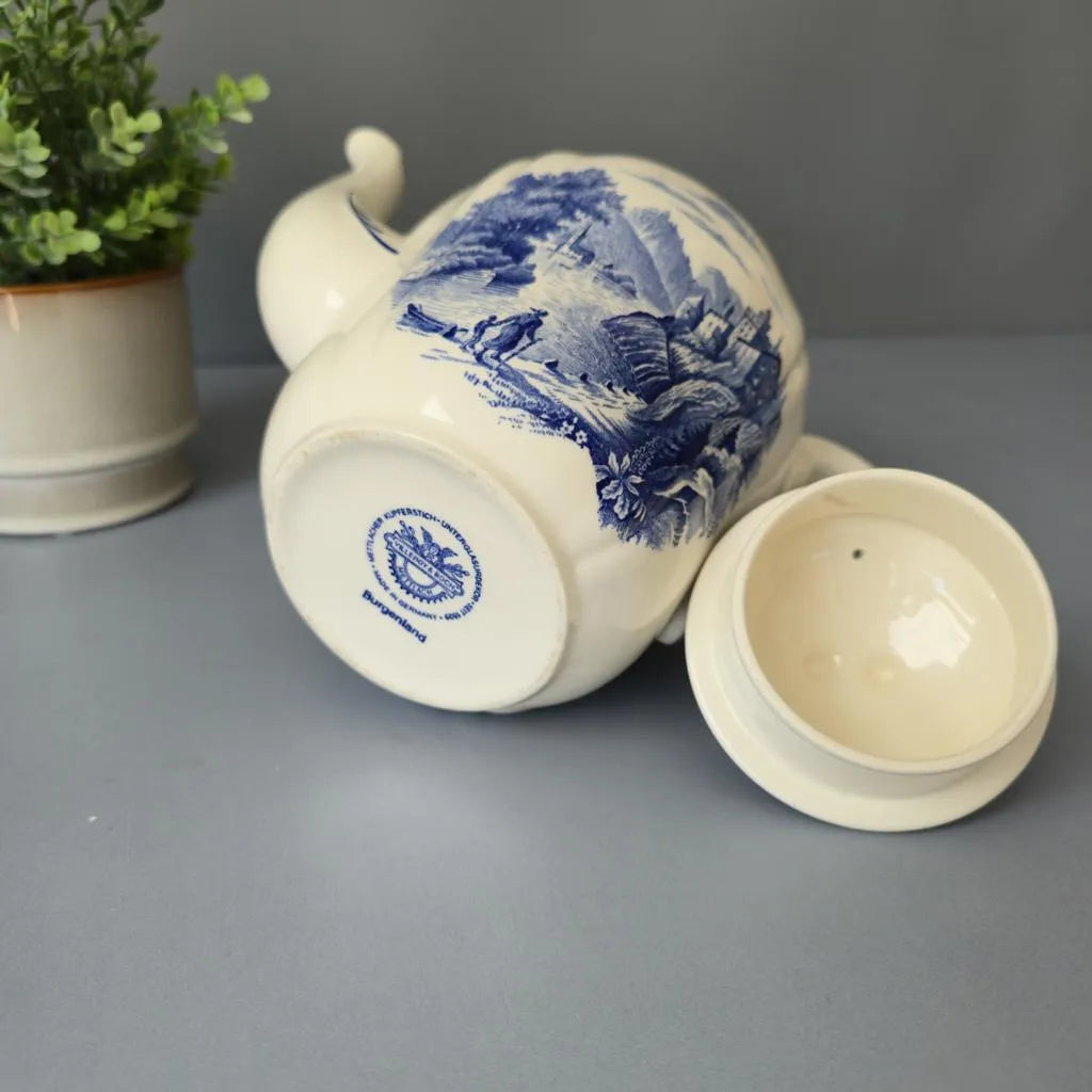 Kaffeekanne Villeroy & Boch - Burgenland blau - blaue Bodenmarke