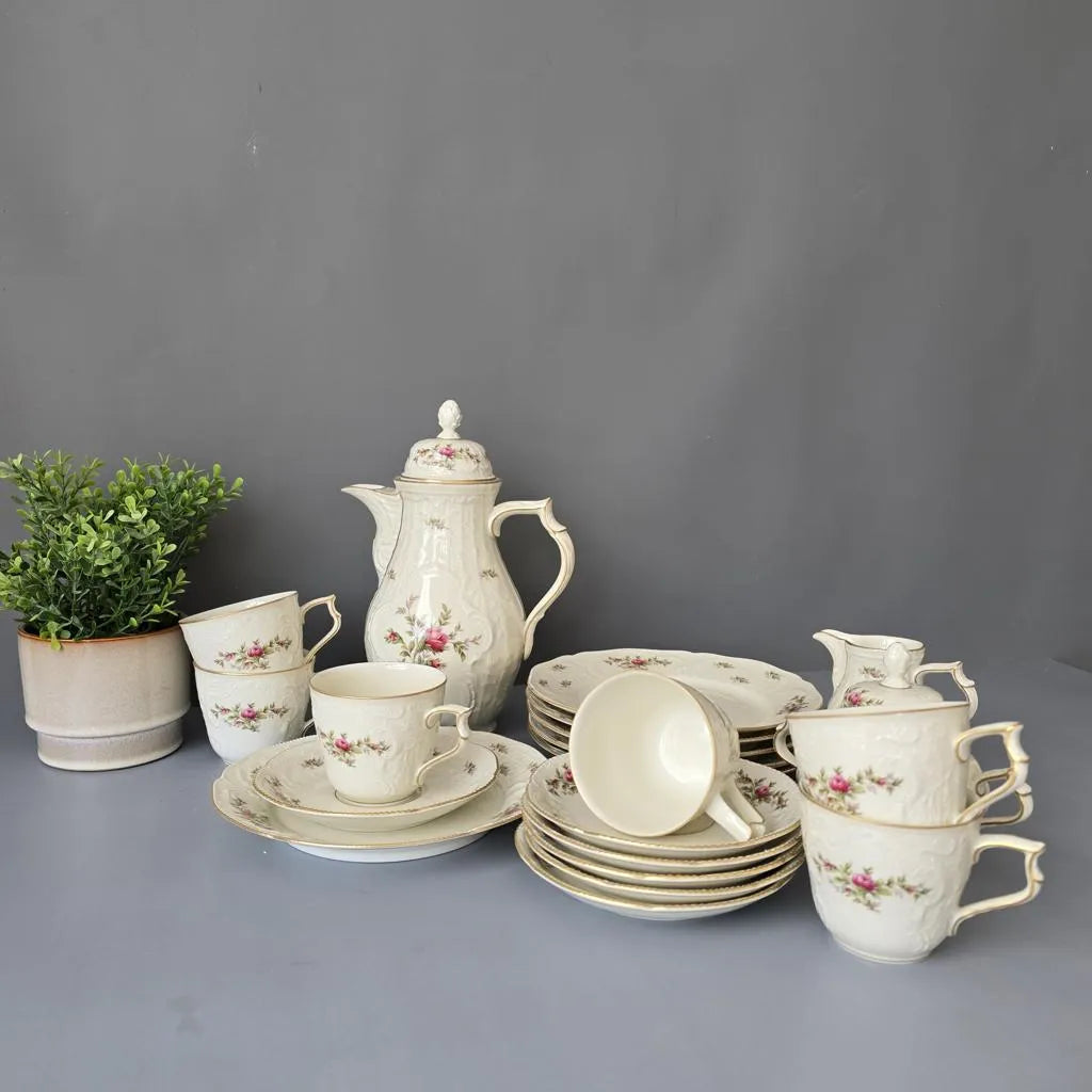 Rosenthal Kaffeeservice für 6 Personen - Classic Sanssouci Moosrose