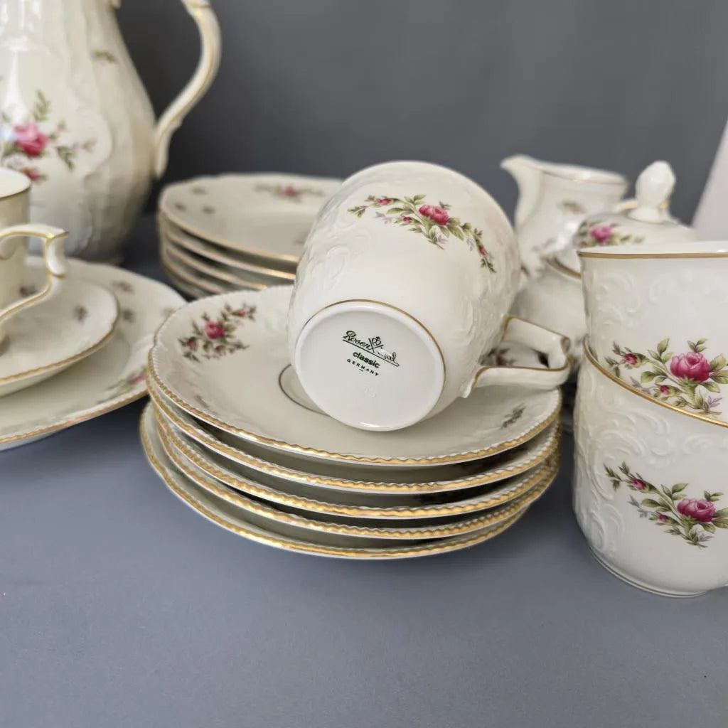 Rosenthal Kaffeeservice für 6 Personen - Classic Sanssouci Moosrose