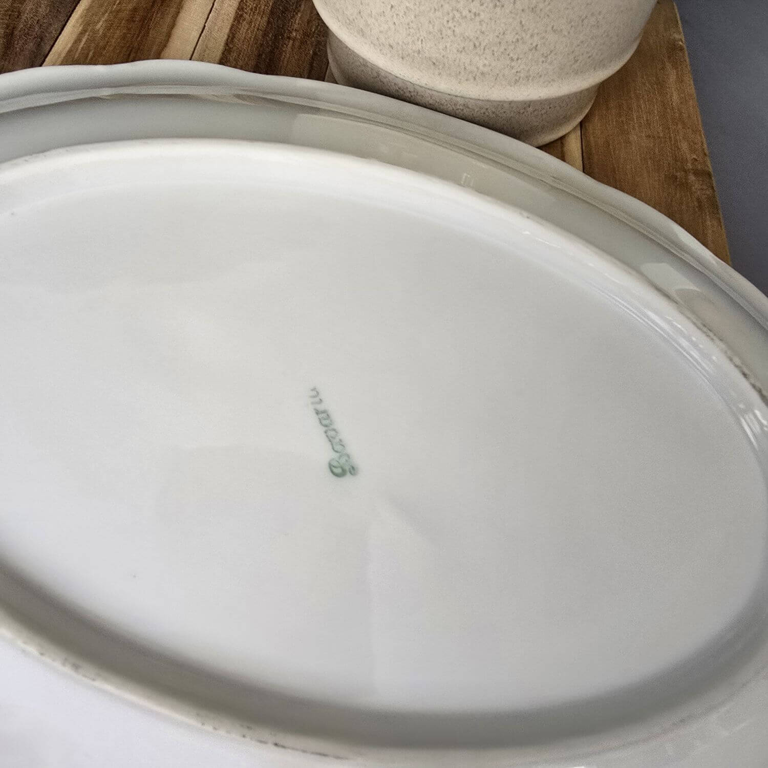 Bavaria Eschenbach Servierplatte, 1950er, oval
