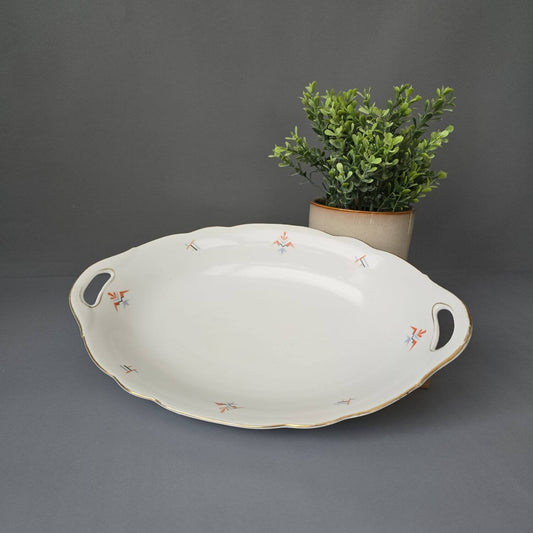 Bavaria Eschenbach Servierplatte, 1950er, oval