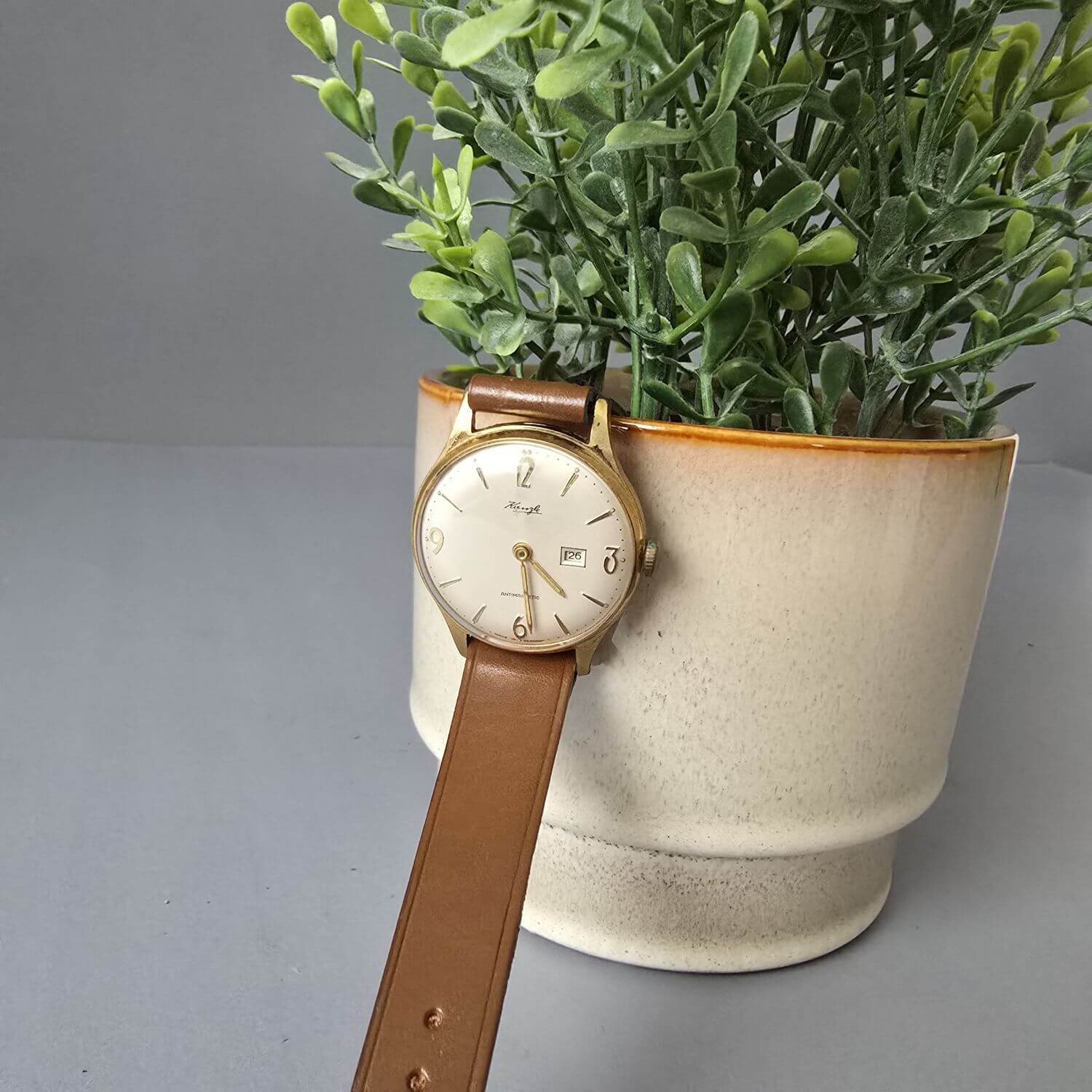 Vintage Kienzle Herren Armbanduhr mit Datumsanzeige