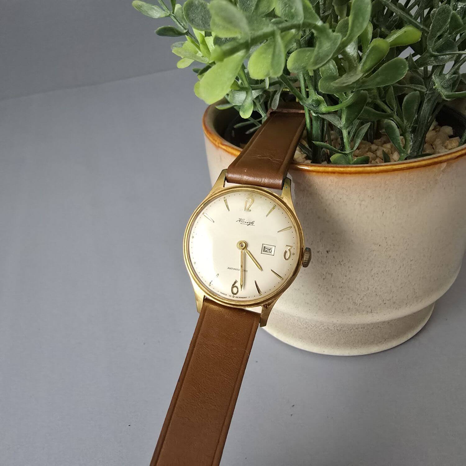 Vintage Kienzle Herren Armbanduhr mit Datumsanzeige