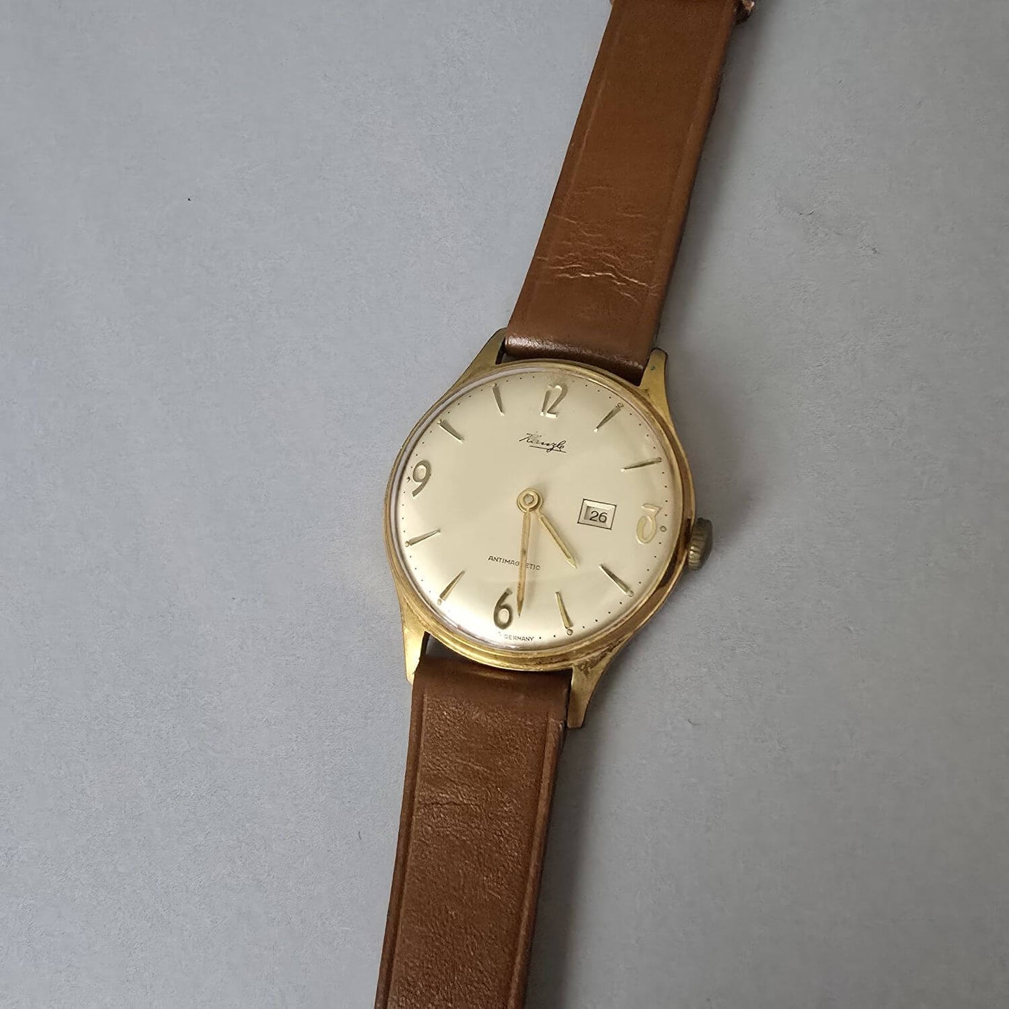 Vintage Kienzle Herren Armbanduhr mit Datumsanzeige