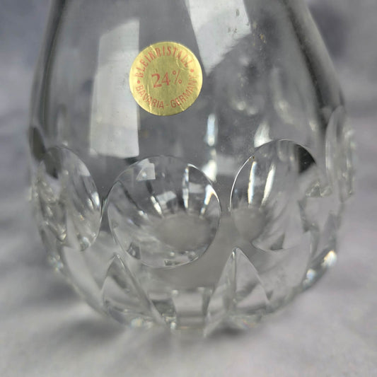Hohe bauchige Vase - Bleikristall