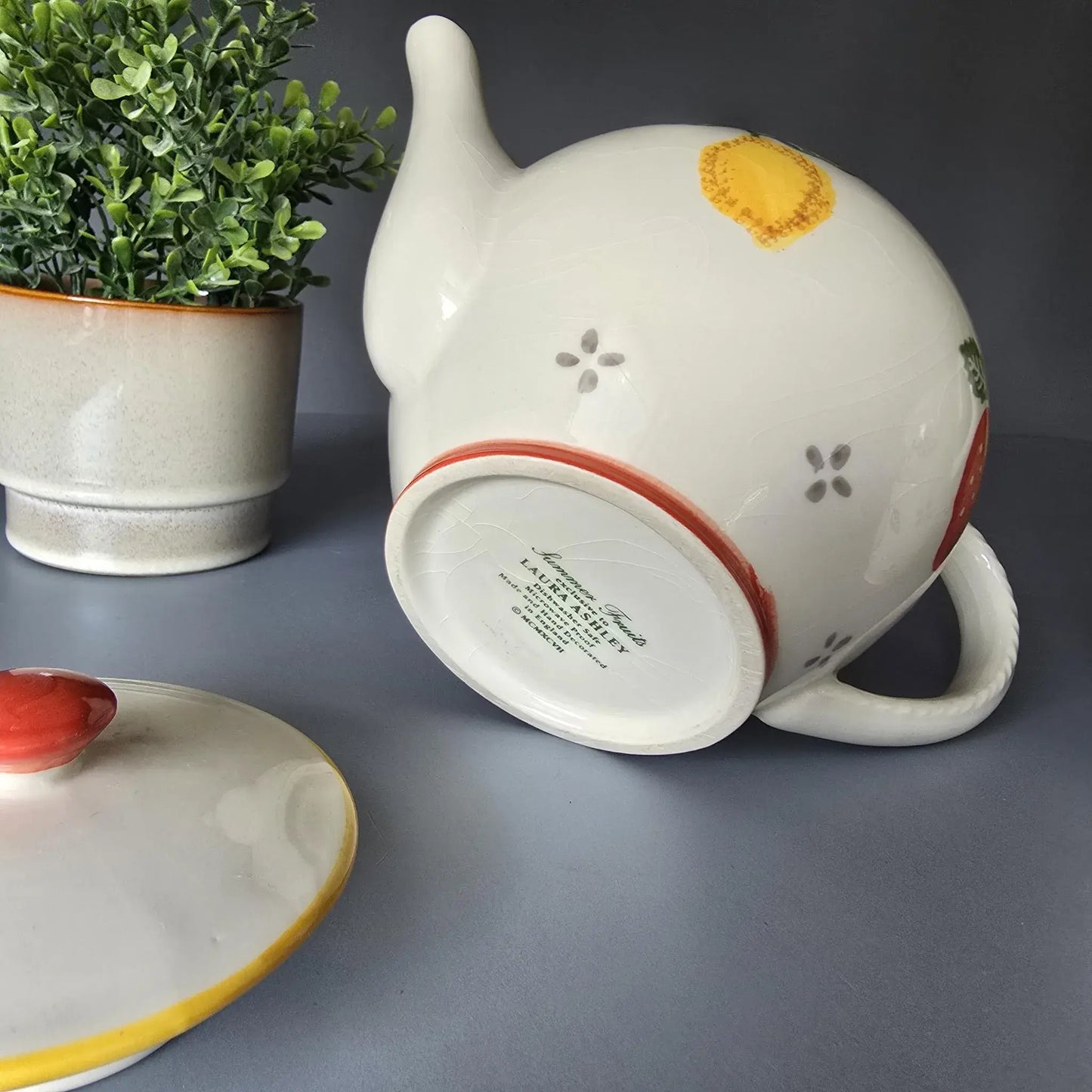 Teekanne mit 2 Tassen - Laur Ashley - Summer Fruits