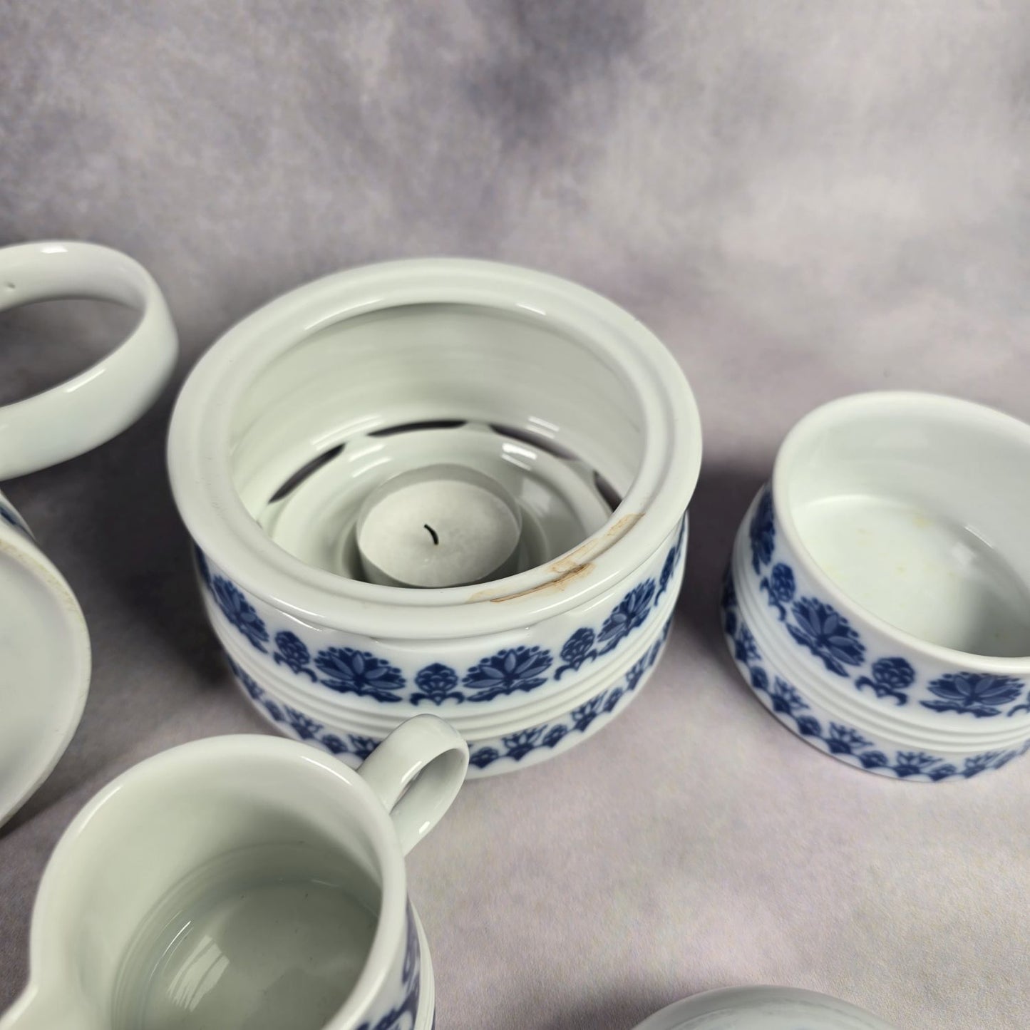 Rosenthal Kissenleuchter weiß in Karton
