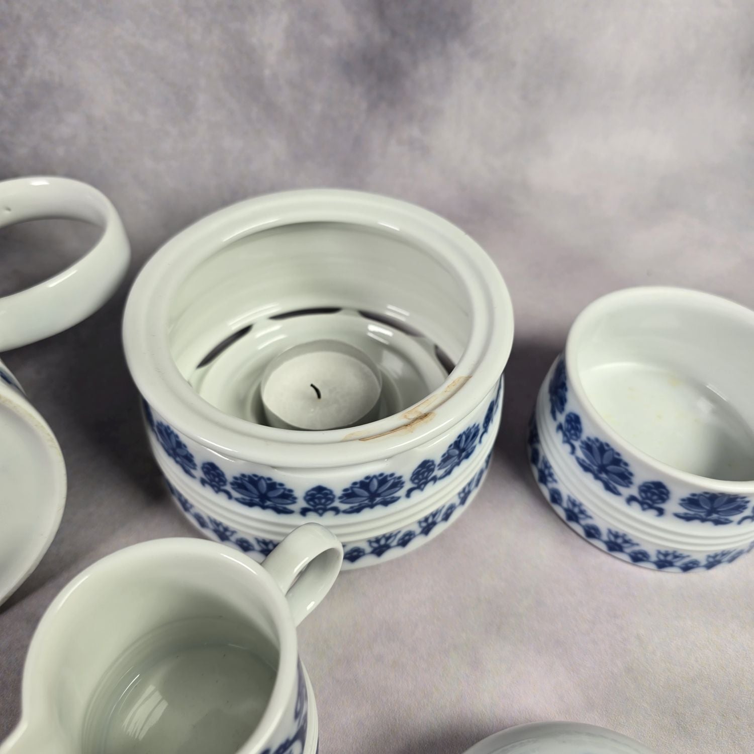 Rosenthal Kissenleuchter weiß in Karton