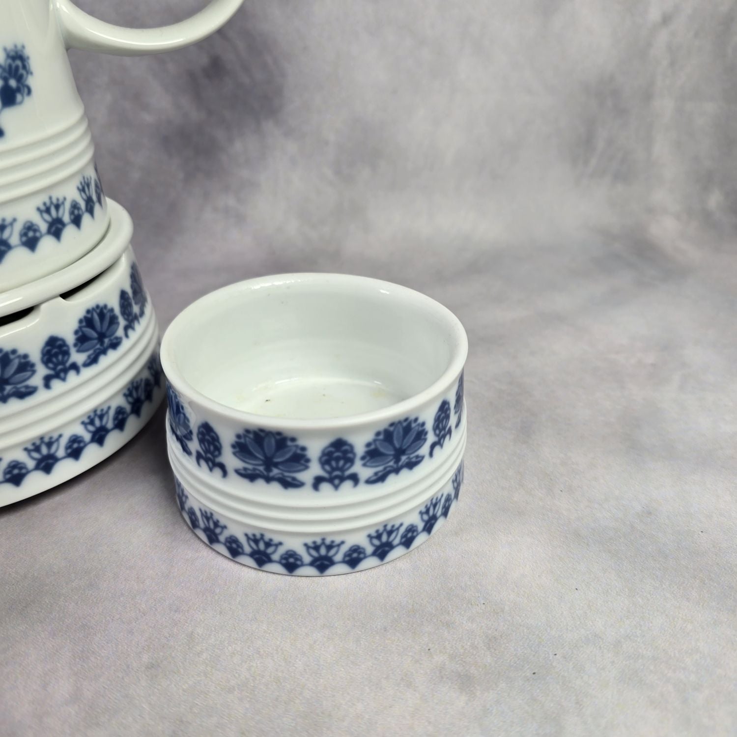 Kaffeekern Melitta Friesisch Blau - Kanne Stövchen Zucker Milch