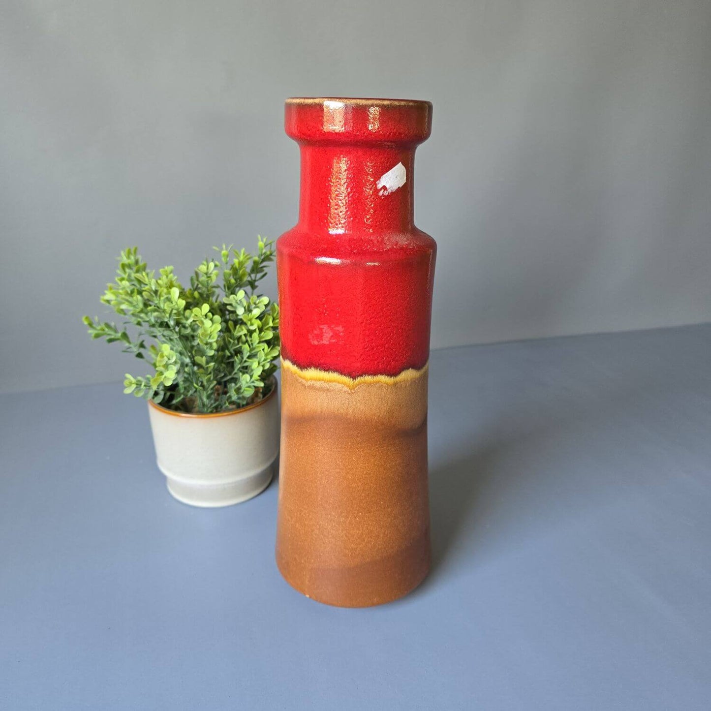 Scheurich Vase 205-32, West German Pottery, 1960er