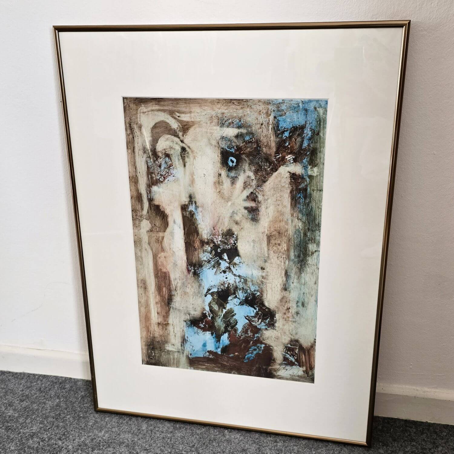 Wandbild Abstrakte Kunst - Muradli 1996 - gerahmt