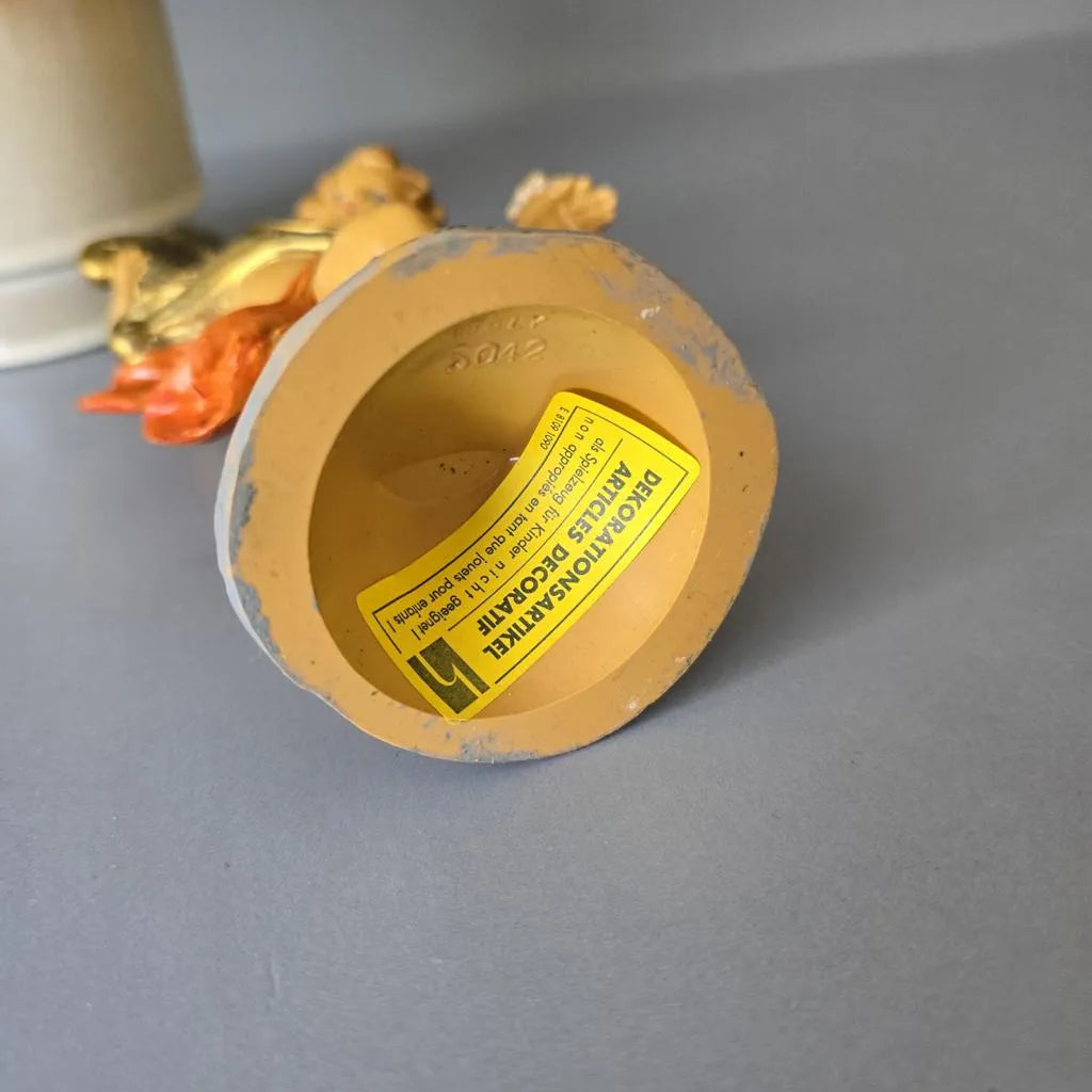 Paar Fontanini Kerzenständer Engel - Italien- Polyresin