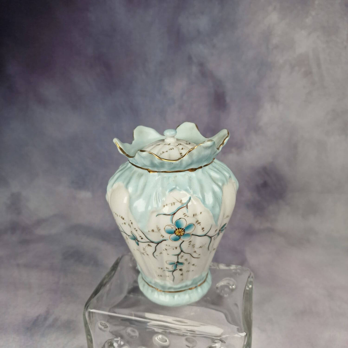 Vintage Vase mit Deckel