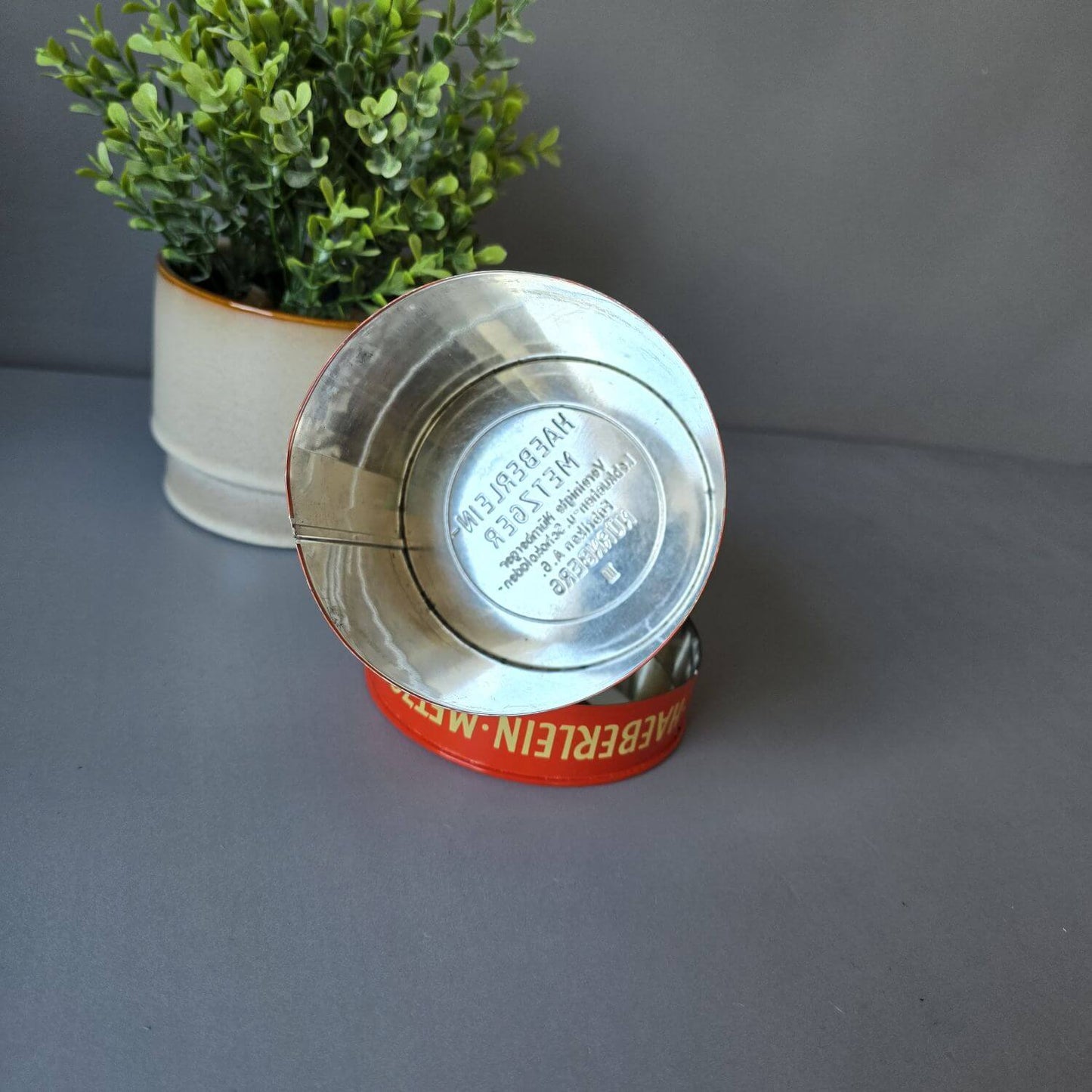 Haeberlein Metzger Lebkuchen Blechdose, 1960er