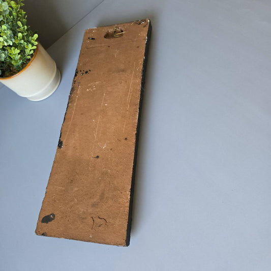 Ruscha Wandtafel aus Keramik, Wandplatte roter Mohn, 1960er