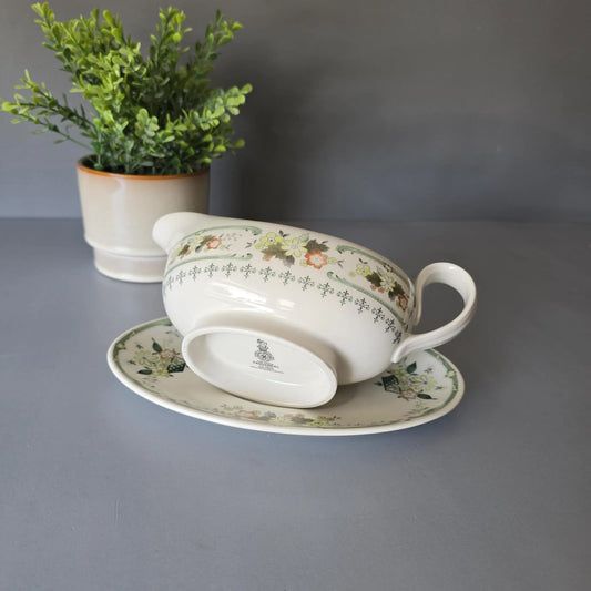 Sauciere mit Teller Royal Doulton Provencal