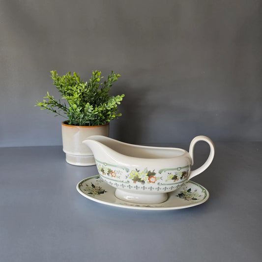 Sauciere mit Teller Royal Doulton Provencal